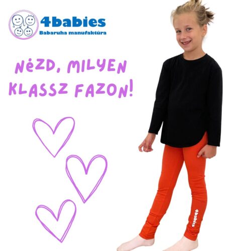 Alternative view of 4BABIES Leggings, tégla