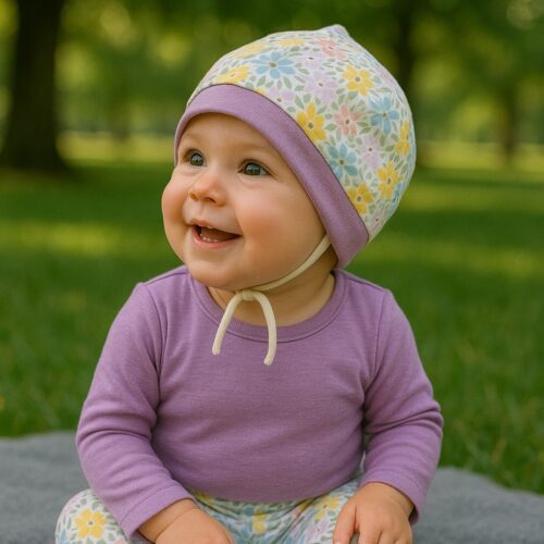 Alternative view of 4BABIES "Summer flowers" babasapka