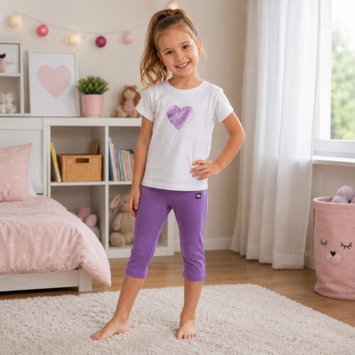 Alternative view of 4BABIES Capri leggings, lila
