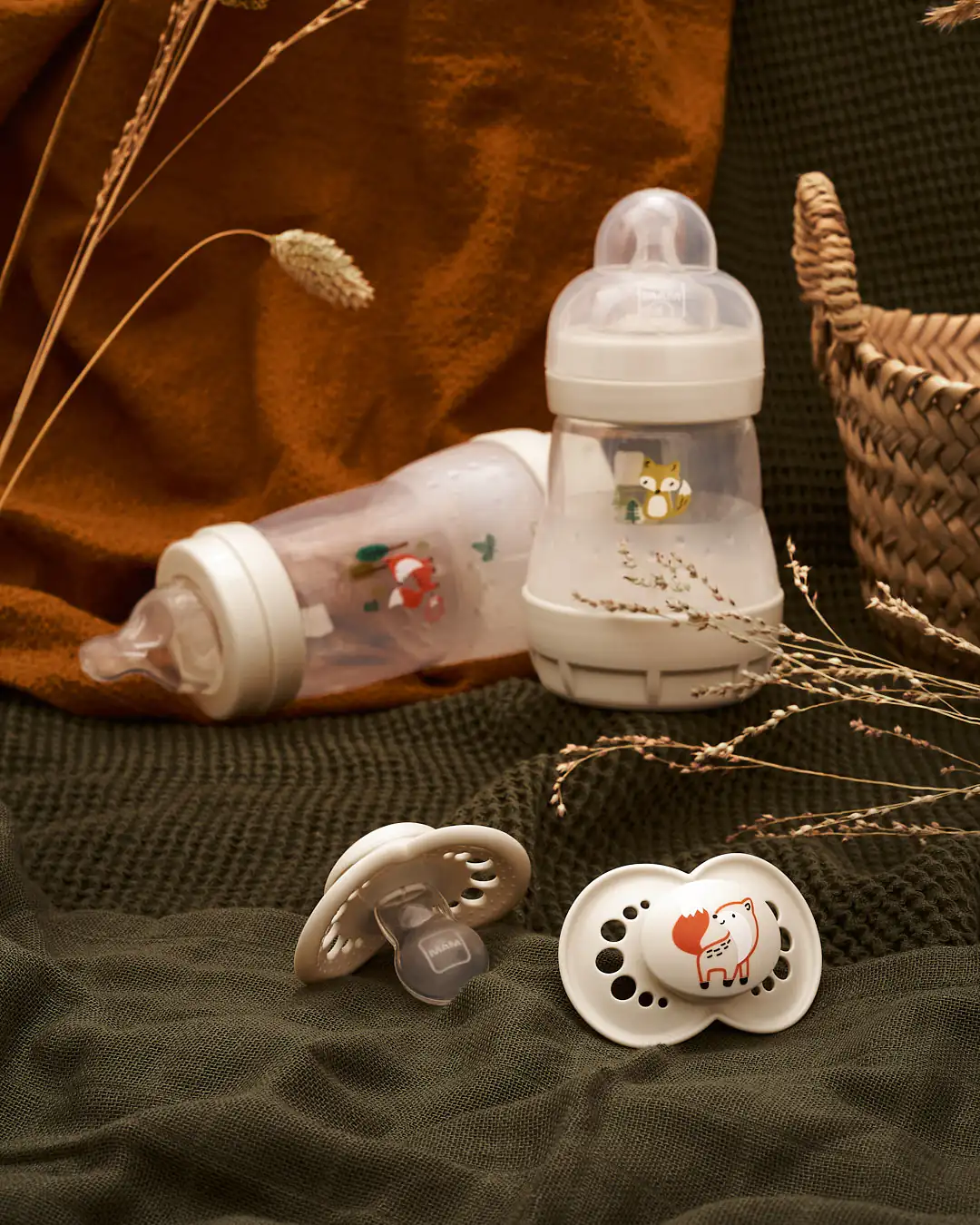 MAM Anti-Colic 130ml cumisüveg + Start cumi (krémszínű) - Image 2