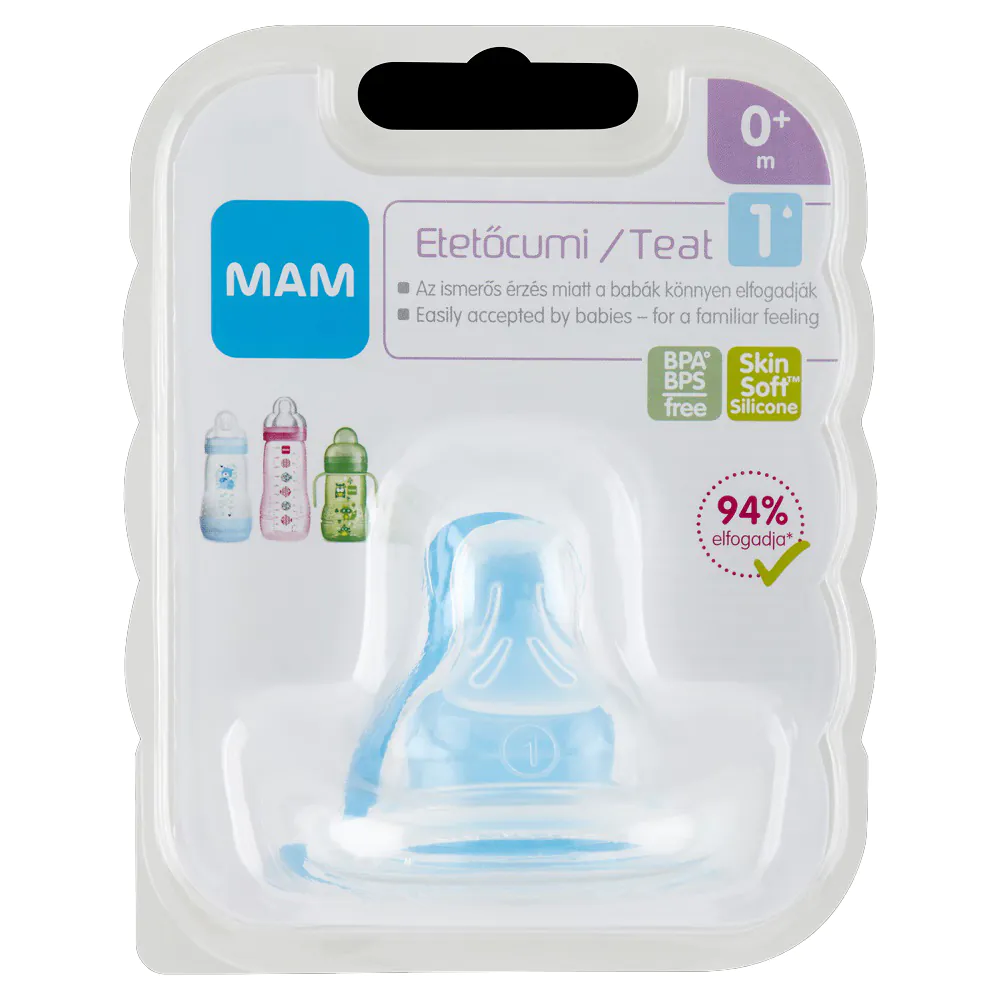 MAM ETETŐCUMI 0+ hónap (1-es, lassú folyású)