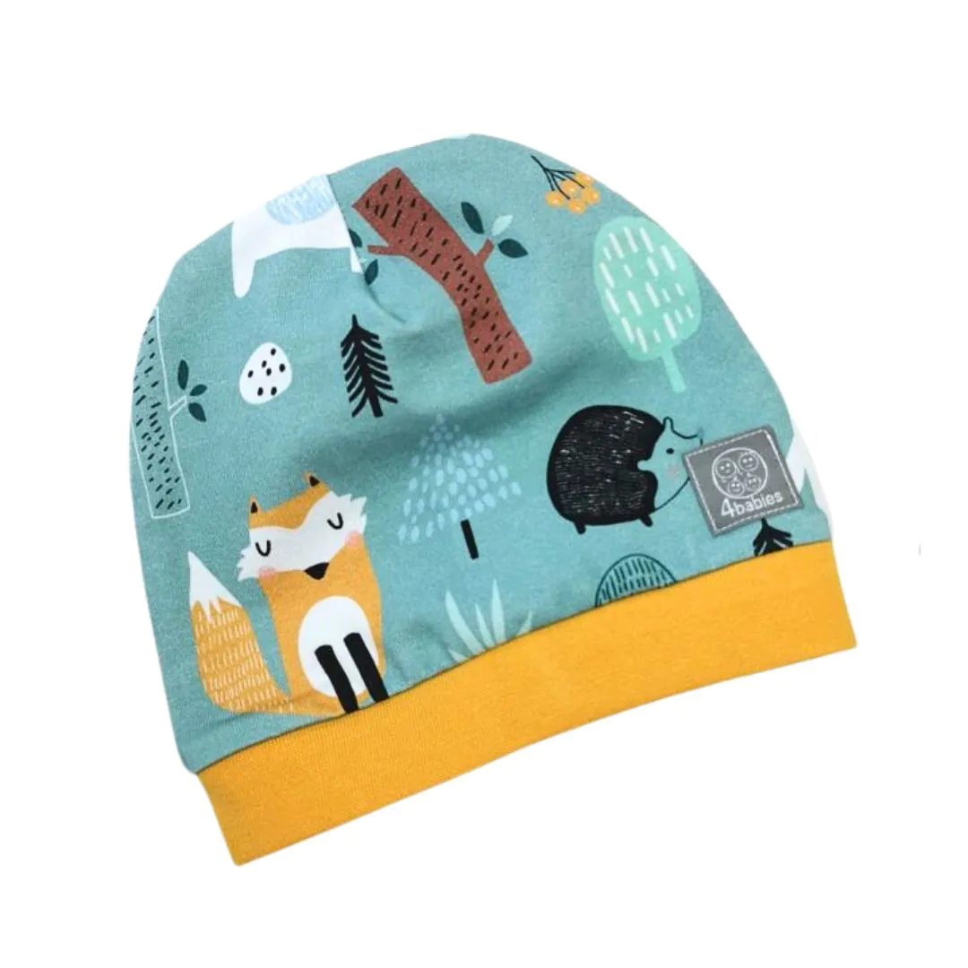 4BABIES "Mackó menta" egyrétegű sapka