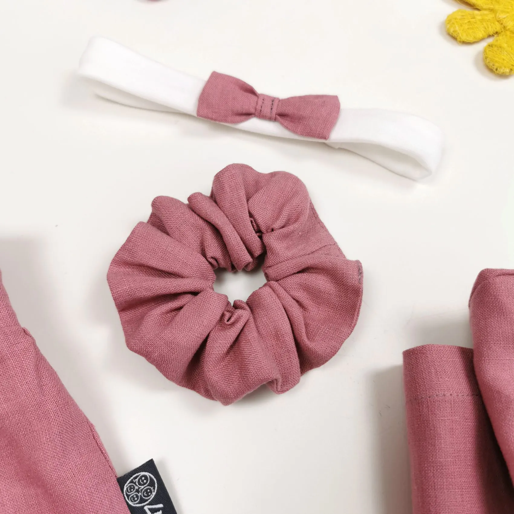 4BABIES "Napraforgó" len ruhácska, mályva - Image 3