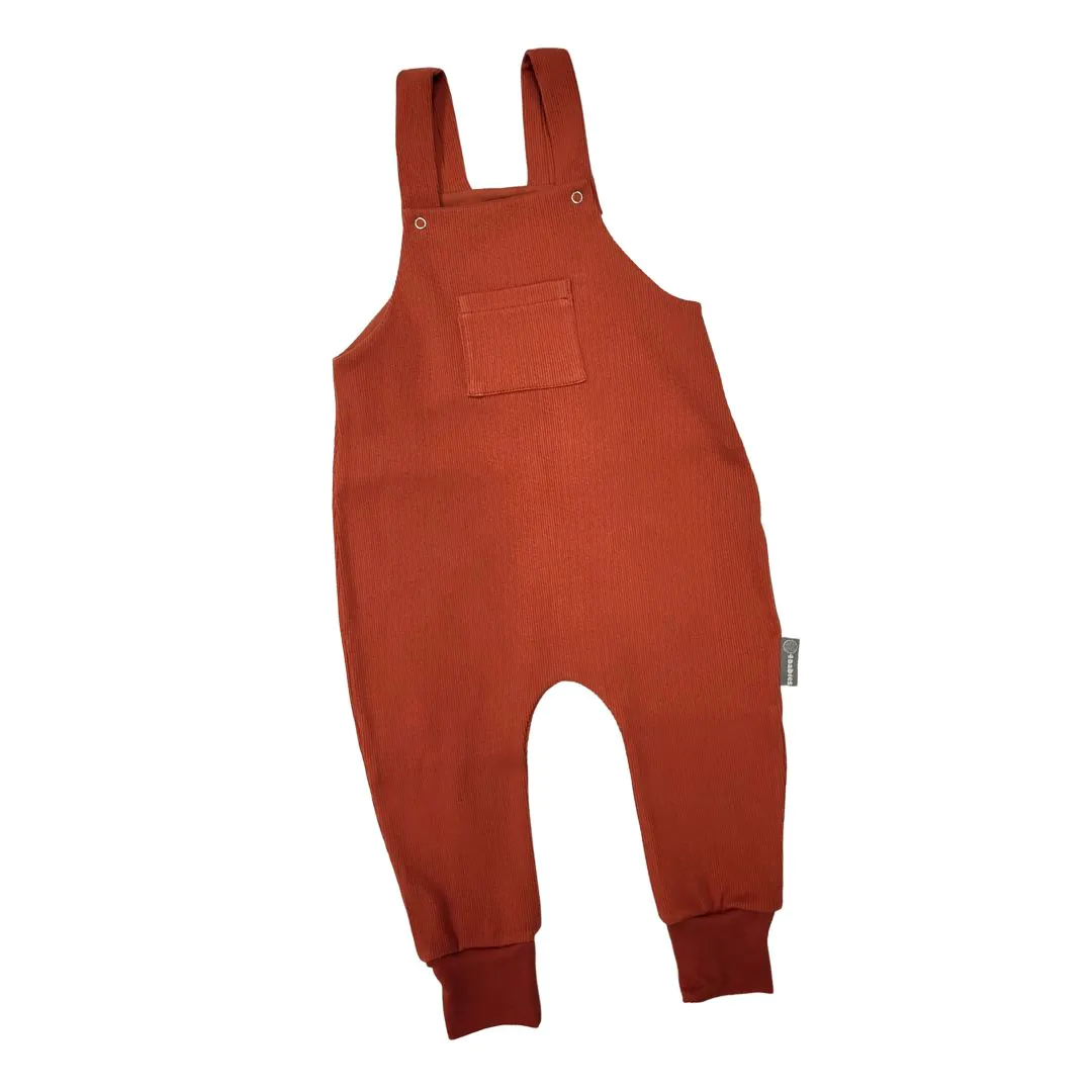 4BABIES Kertésznadrág, bordás, rozsda