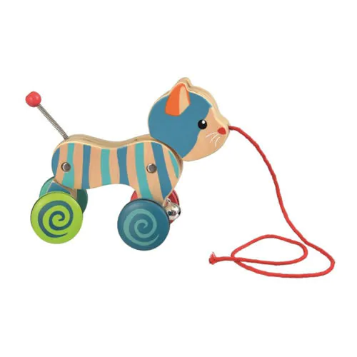 Egmont Toys fa játék húzható cica