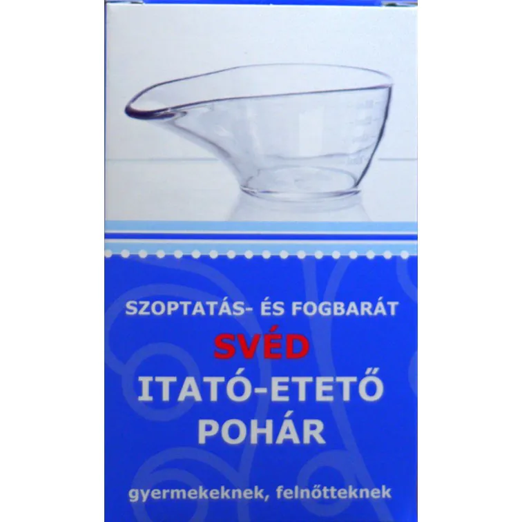 SZOPTATÁS- ÉS FOGBARÁT SVÉD ITATÓ-ETETŐ POHÁR - Image 2