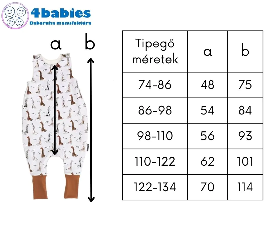 4BABIES "Mosolyhó" tipegő hálózsák - Image 3