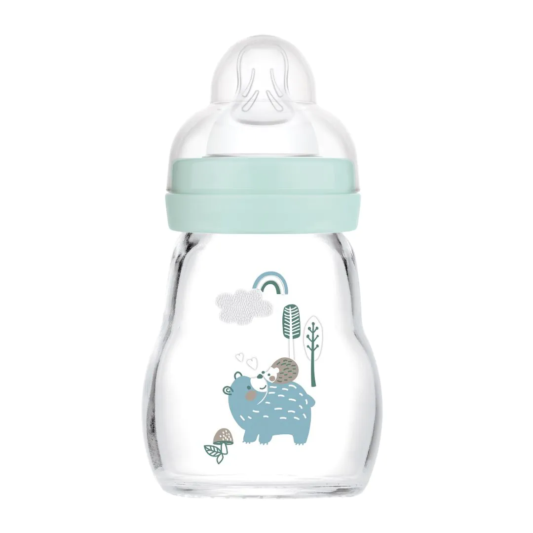 MAM FEEL GOOD 170ML – ÜVEGBŐL KÉSZÜLT CUMISÜVEG (menta)