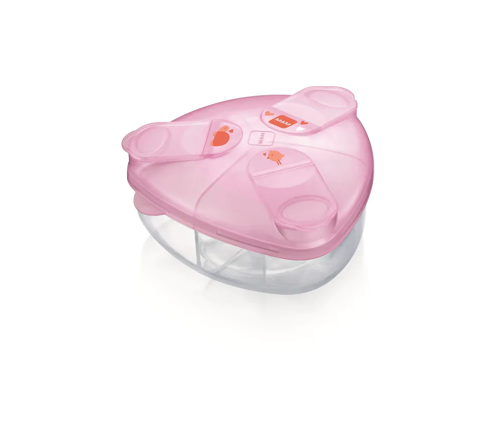 MAM TÁPSZERTÁROLÓ DOBOZ - rózsaszín