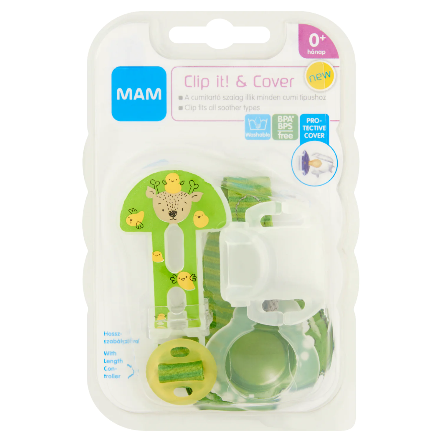 MAM CLIP IT!&COVER CUMITARTÓ CSIPESZ+SZIVÓKAVÉDŐ (mackók) - Image 2