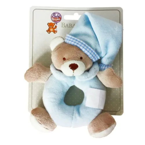 BABYBRUIN CSÖRGŐ PLÜSS MACI, KEREK, KÉK