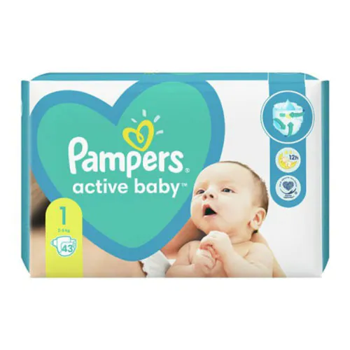 PAMPERS NEW BABY PELENKA (1-ES) 2 - 5 KG (43 DB/CS)