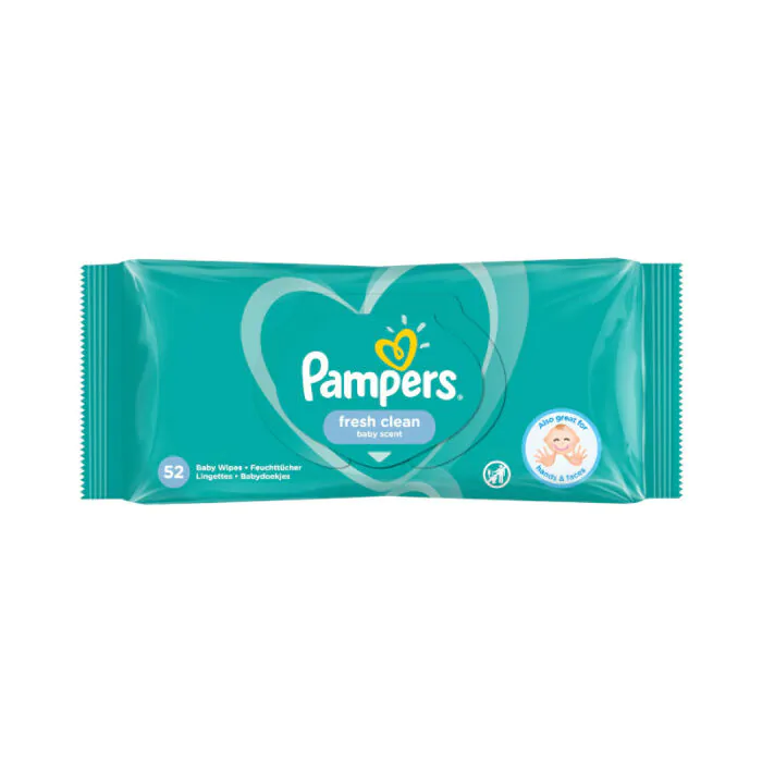PAMPERS POPSITÖRLŐ FRESH CLEAN, MEGÚJULT (52 DB/CS)