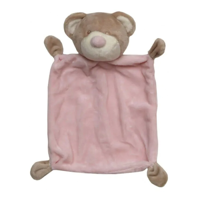 BABYBRUIN SZUNDIKENDŐ MACIFEJES PLÜSS, 24 CM, RÓZSASZÍN