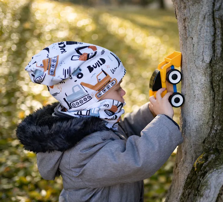 4BABIES "Masina Mánia" sapka & sál szett - Image 2