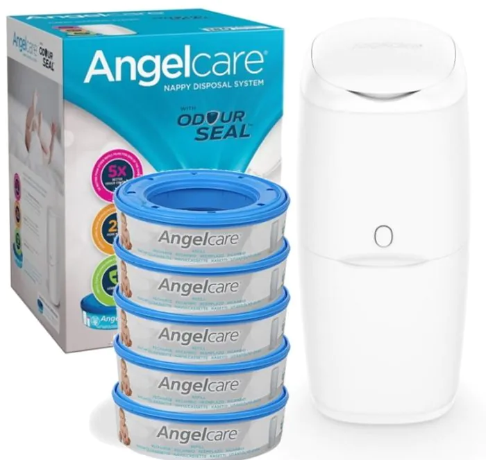 ANGELCARE pelenkatároló konténer 5 db utántöltővel