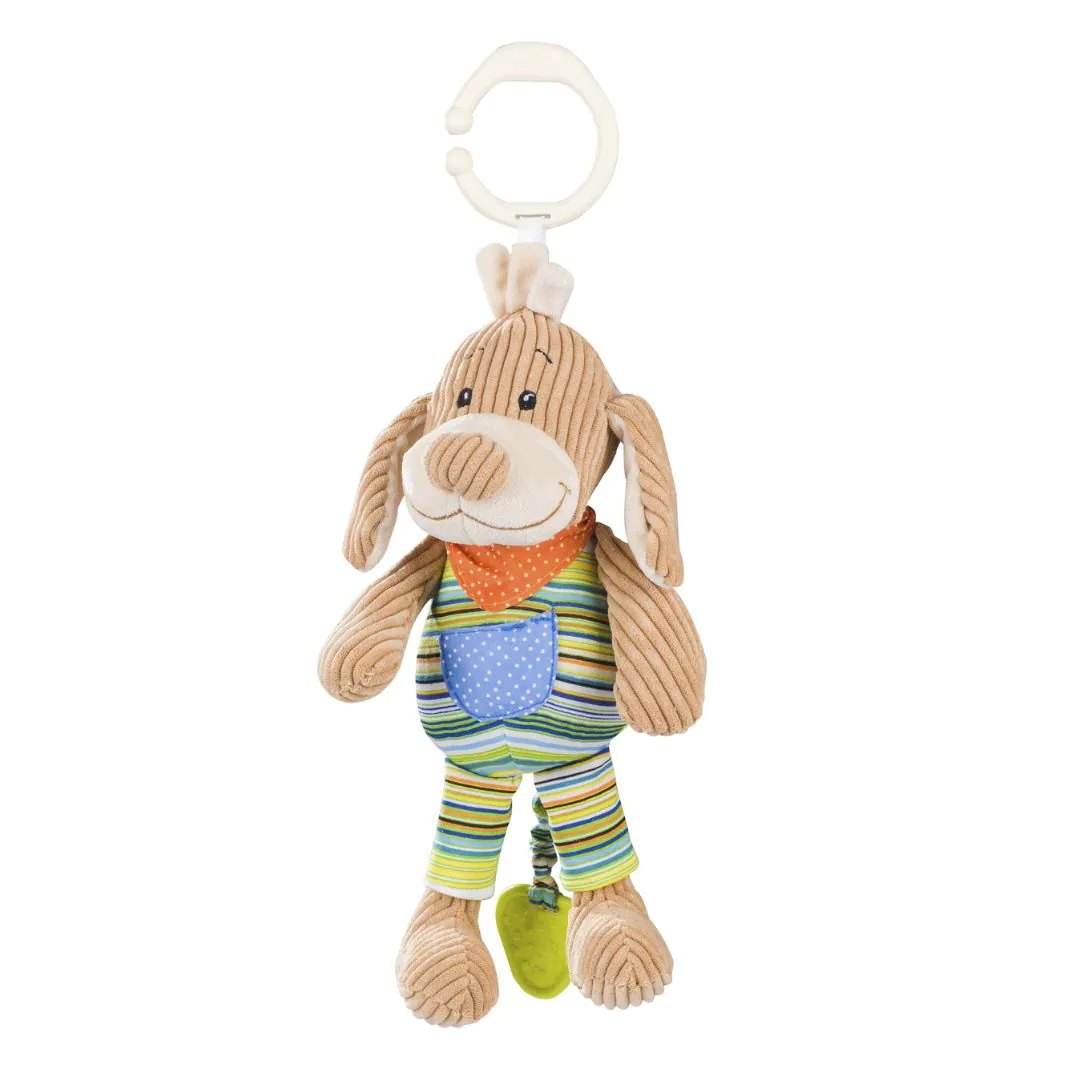 BABYONO ZENÉLŐ BABAKOCSIJÁTÉK, KUTYUS