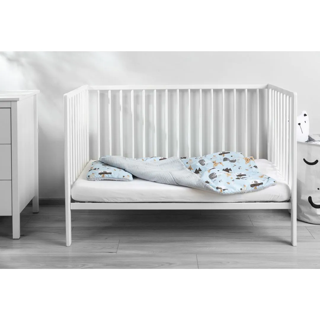 SENSILLO MUSZLIN ÁGYNEMŰ GARNITÚRA, KÉK ERDŐ - Image 5