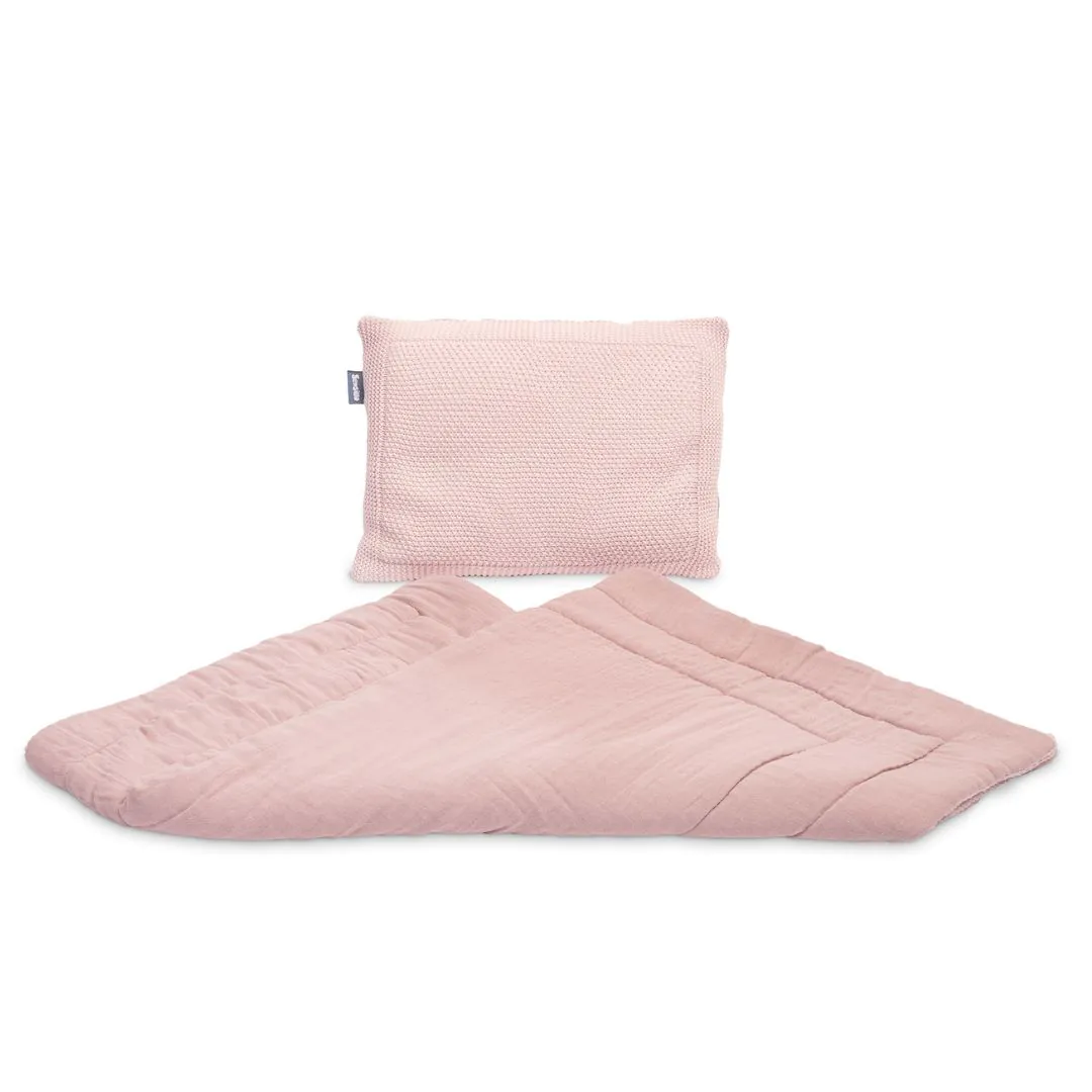 SENSILLO MUSZLIN ÁGYNEMŰ GARNITÚRA, RÓZSASZÍN - Image 4