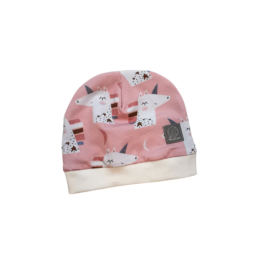 4BABIES "Varázsparipák ecrüvel" egyrétegű sapka