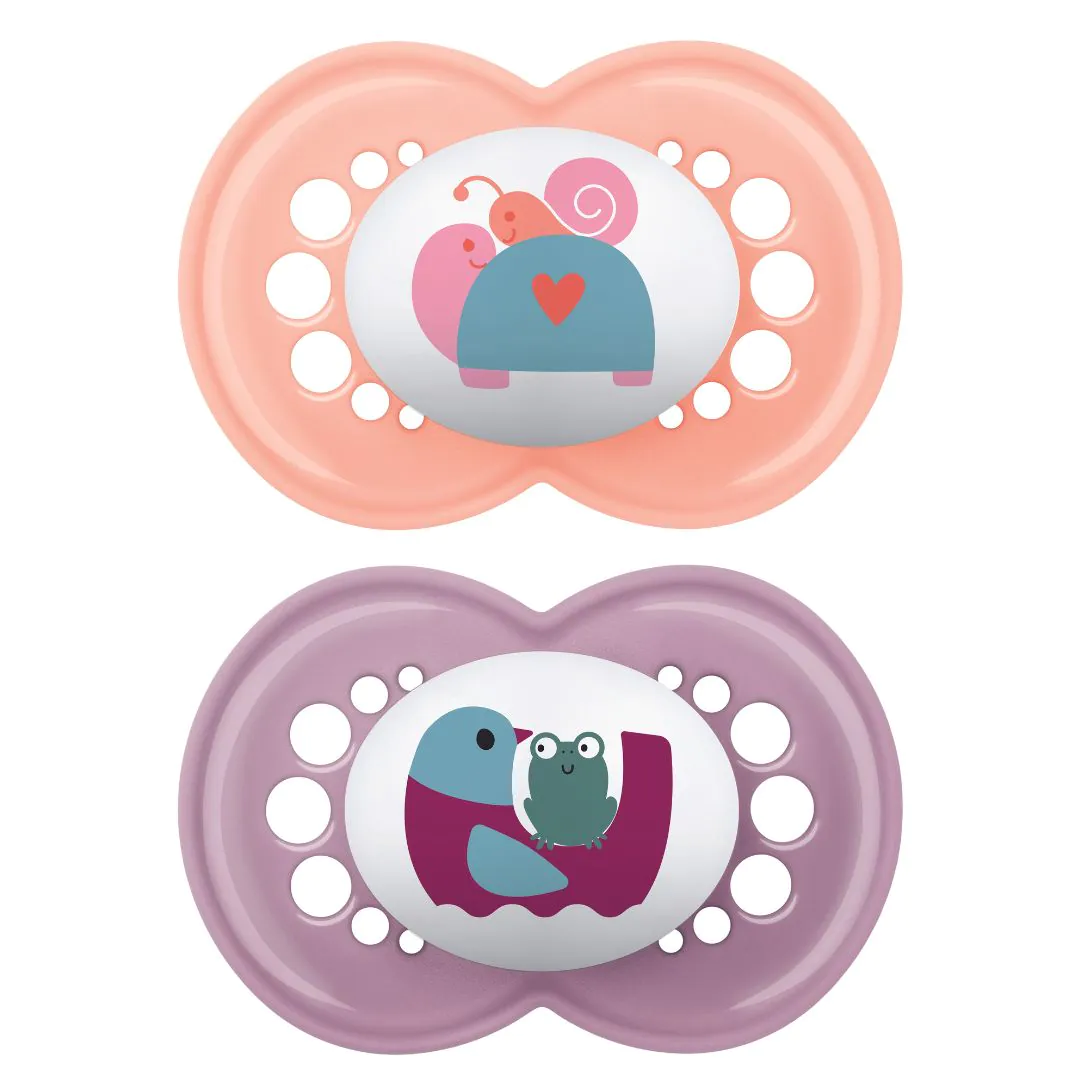 MAM ORIGINAL SZILIKON CUMI DUPLA 16+ HÓNAP - Teknőcök