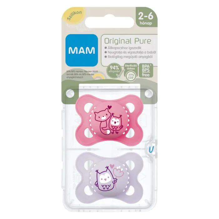 MAM Original Pure Cumi 2-6 hónap, bagoly