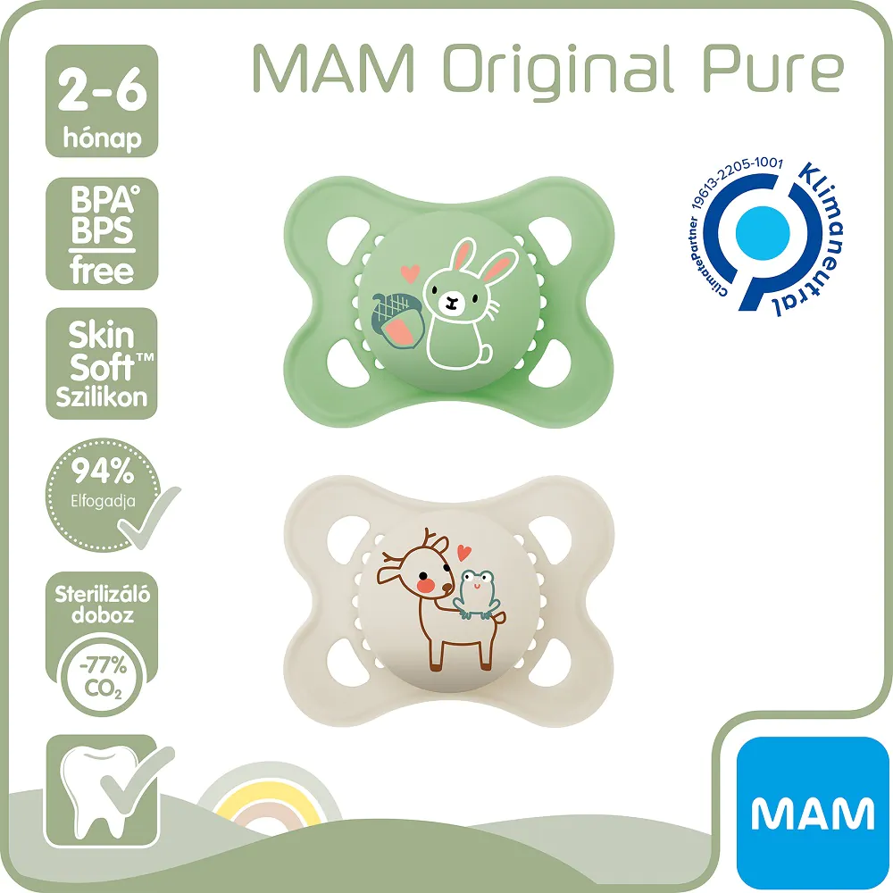 MAM Original Pure Cumi 2-6 hónap, nyuszi - Image 2