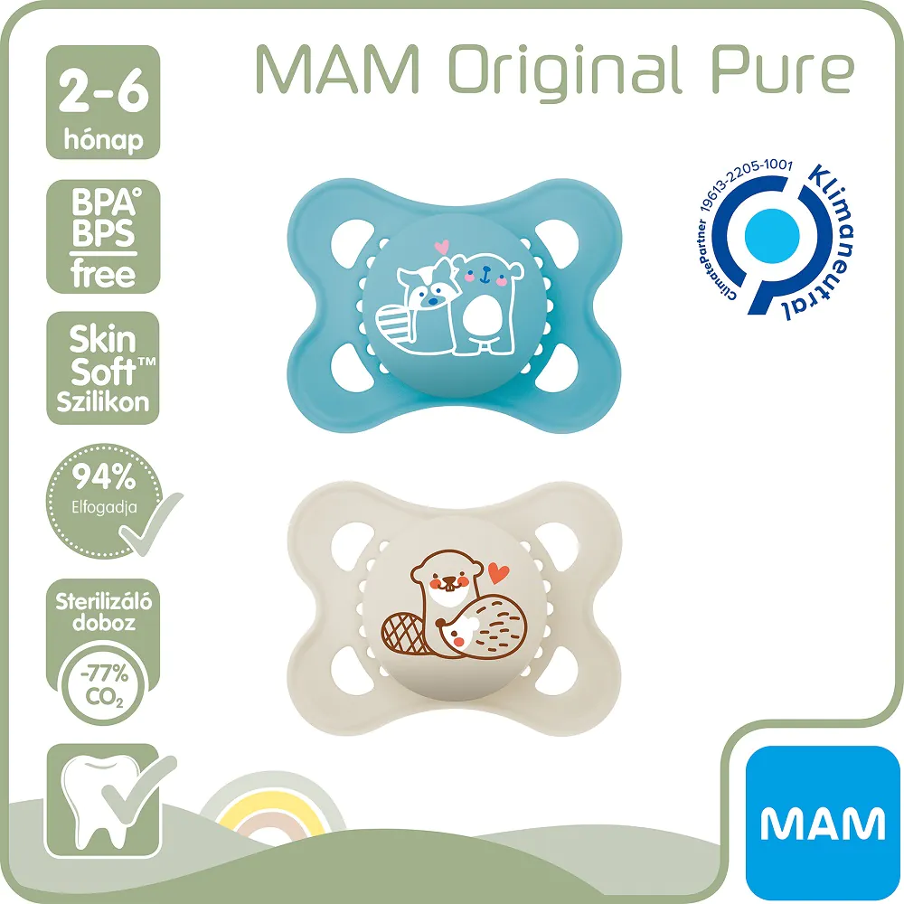 MAM Original Pure Cumi 2-6 hónap, macik - Image 2