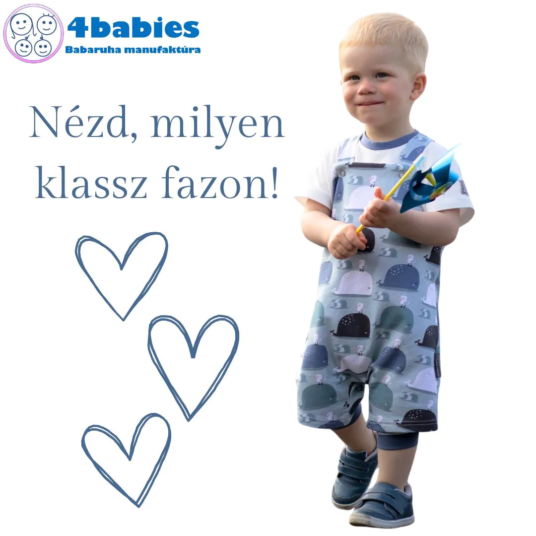 4BABIES Kertésznadrág, petrol - Image 2