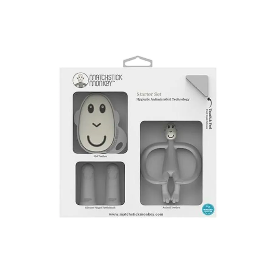 FOGZÁS RÁGÓMAKIVAL - alap szett - világosszürke