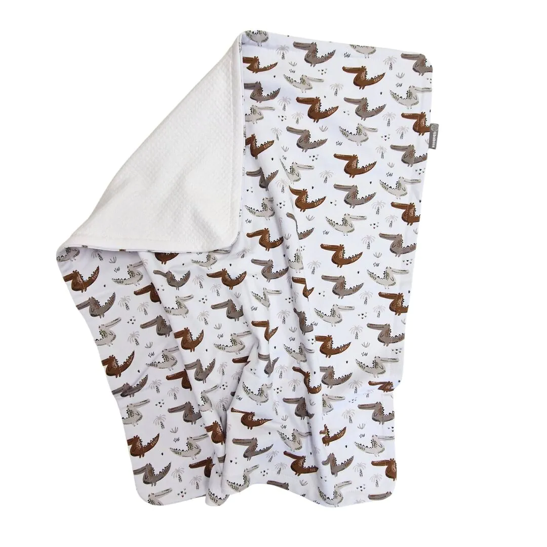 4BABIES "Krokodili" light babatakaró (65*75)