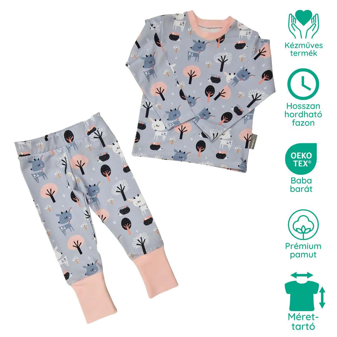 4BABIES "Patácska" hosszú pizsi szett