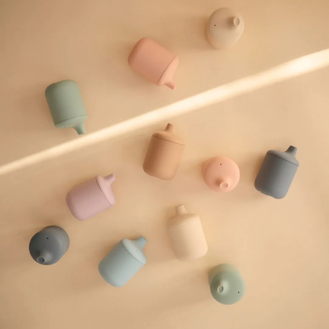 MUSHIE szilikon itatópohár, világos türkiz - Image 3