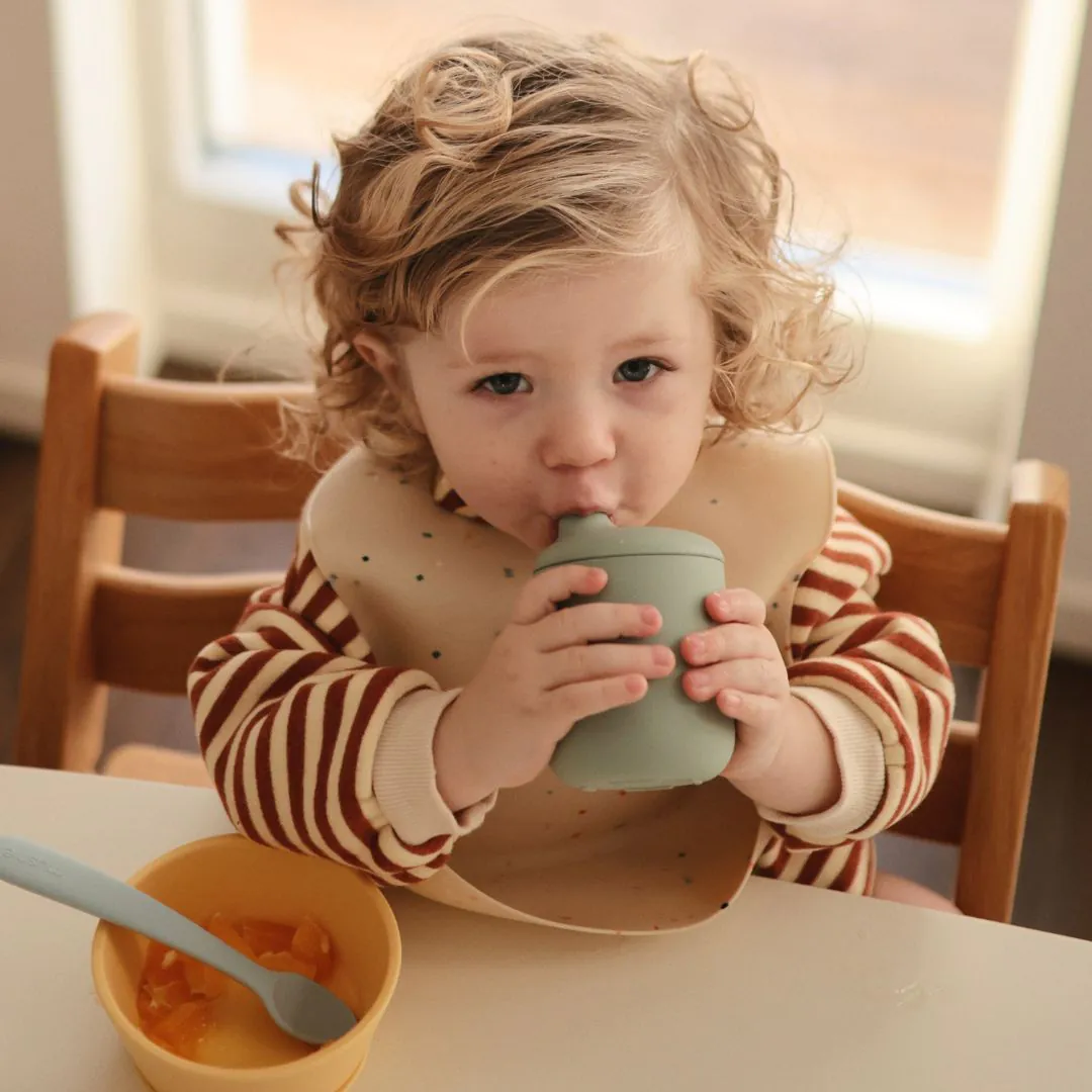 MUSHIE szilikon itatópohár, világos türkiz - Image 5