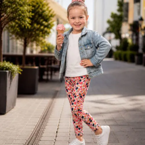 Alternative view of 4BABIES "Színes szirmok" leggings