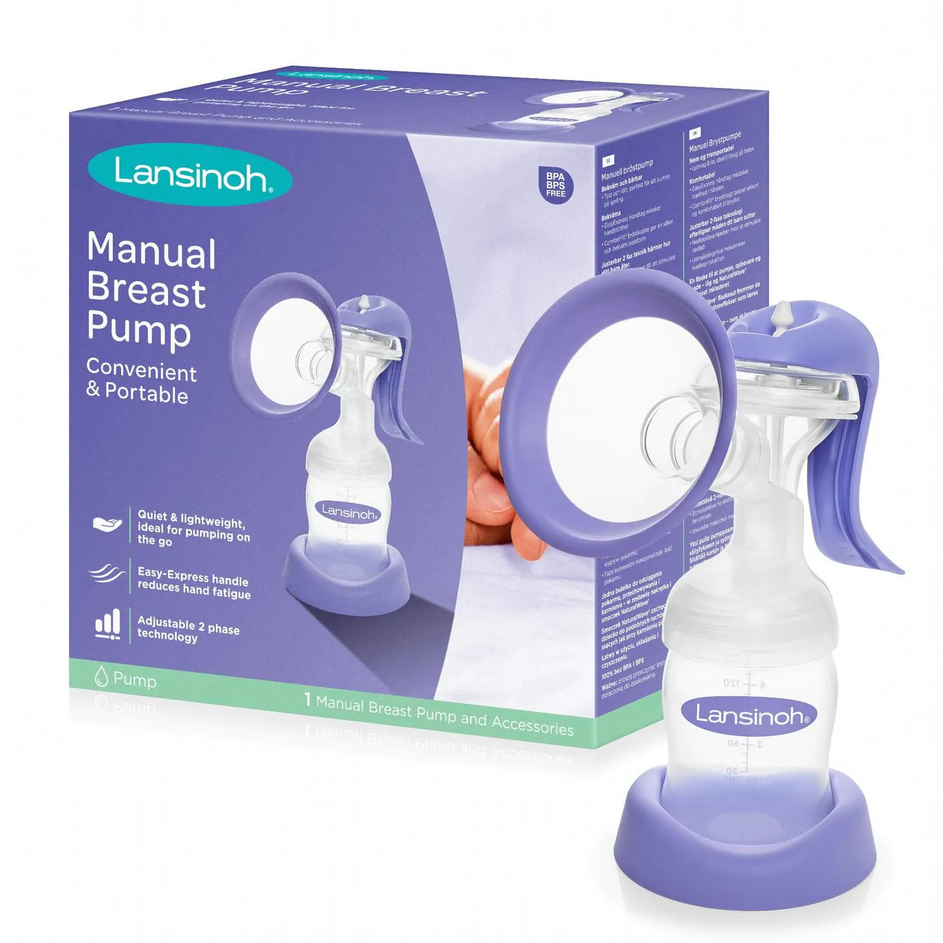 LANSINOH kézi mellszívó