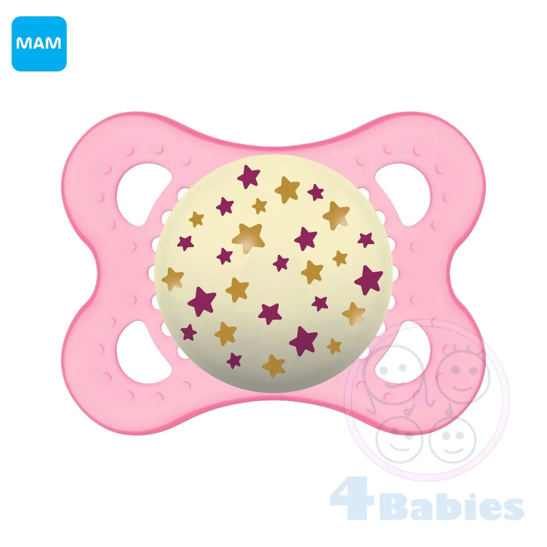 MAM Original Night cumi, 2-6 hó, rózsaszín csillag