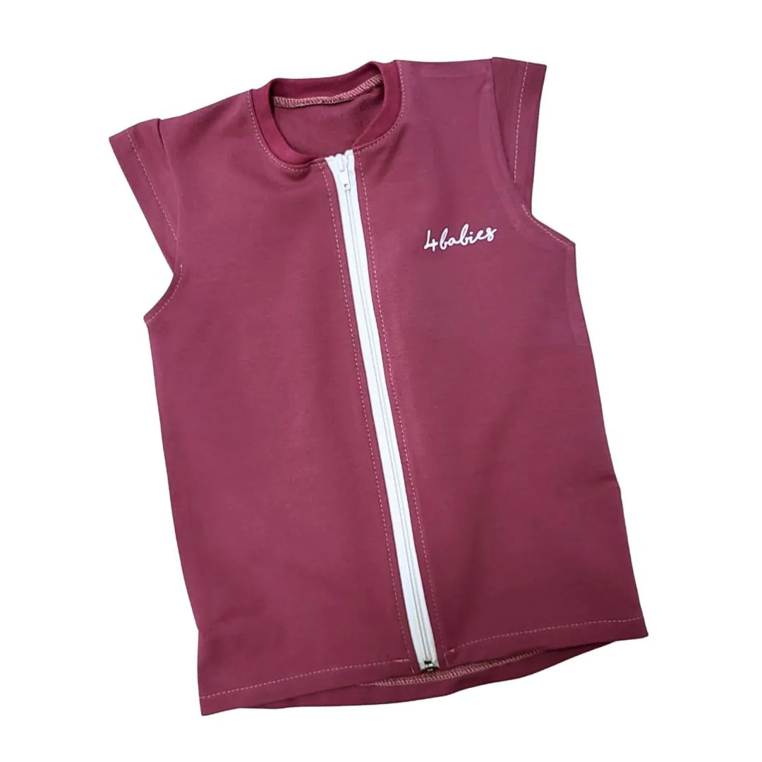 4BABIES Cipzáras mellény, mályva