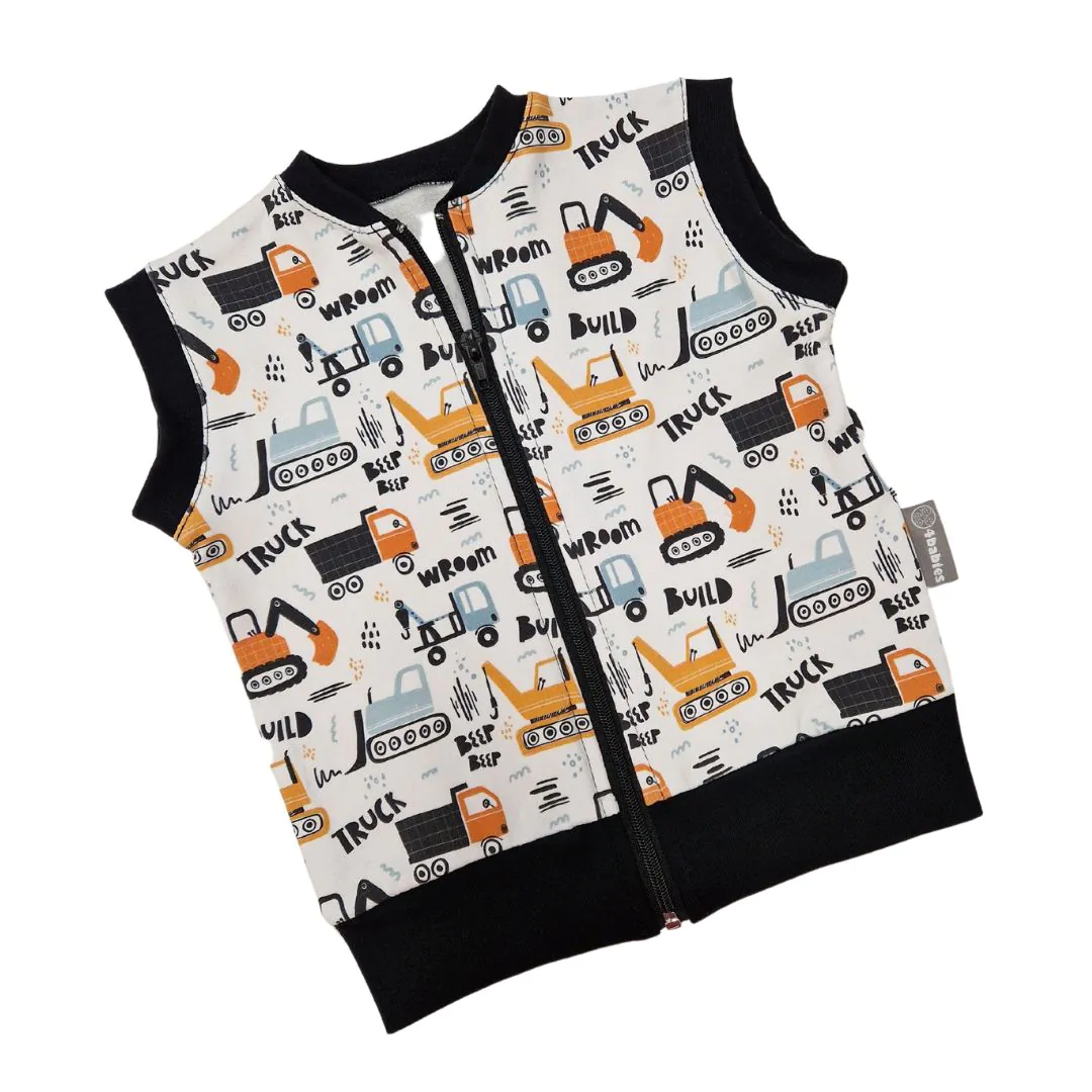 4BABIES "Masina Mánia" cipzáras mellény