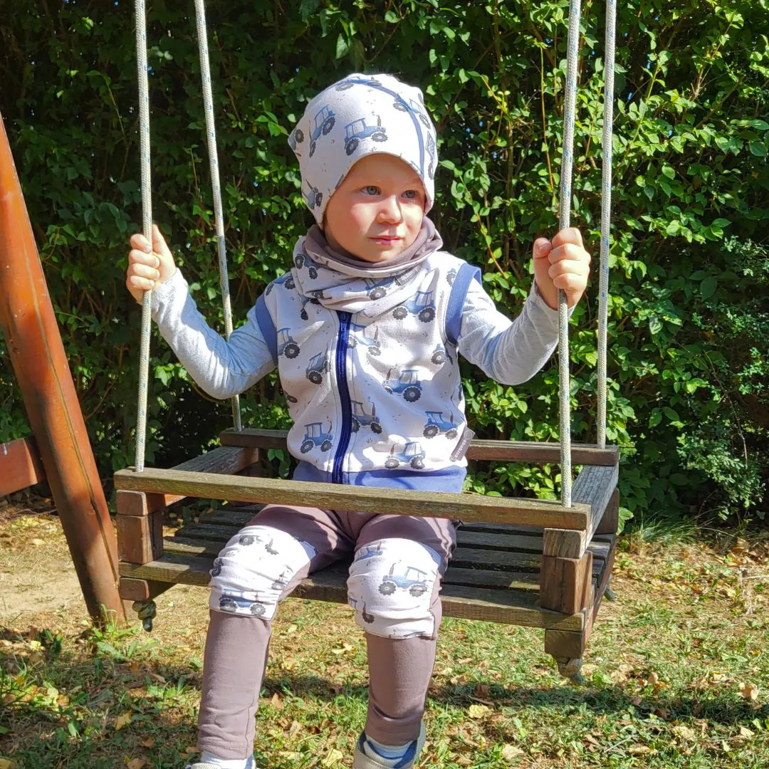 4BABIES Kapucnis- cipzáros mellény, "Kisgazda" - Image 3