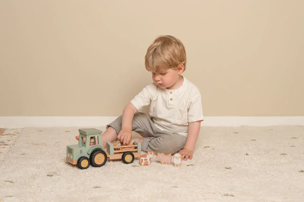 Little Dutch traktor utánfutóval - Little Farm - Image 4