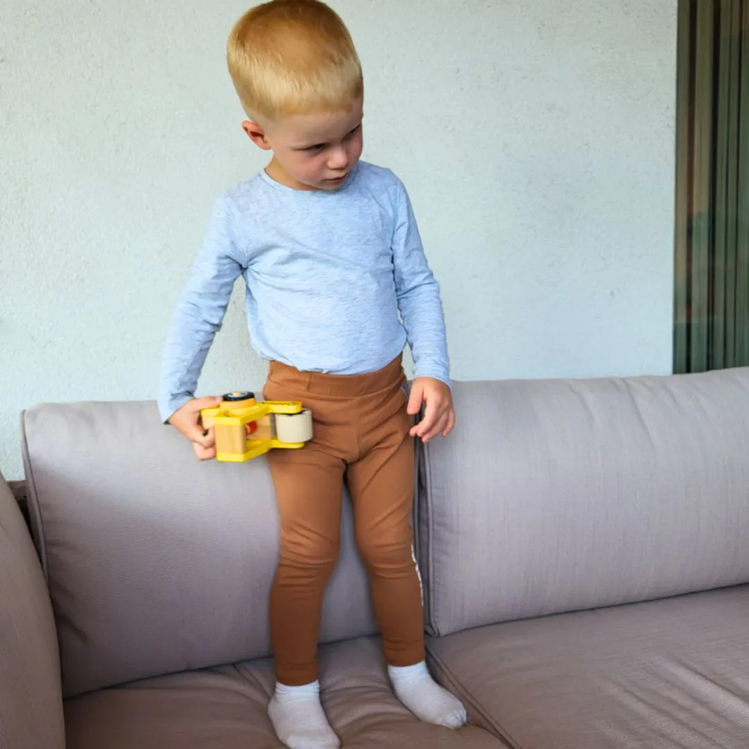 4BABIES Leggings, csokibarna - Image 3