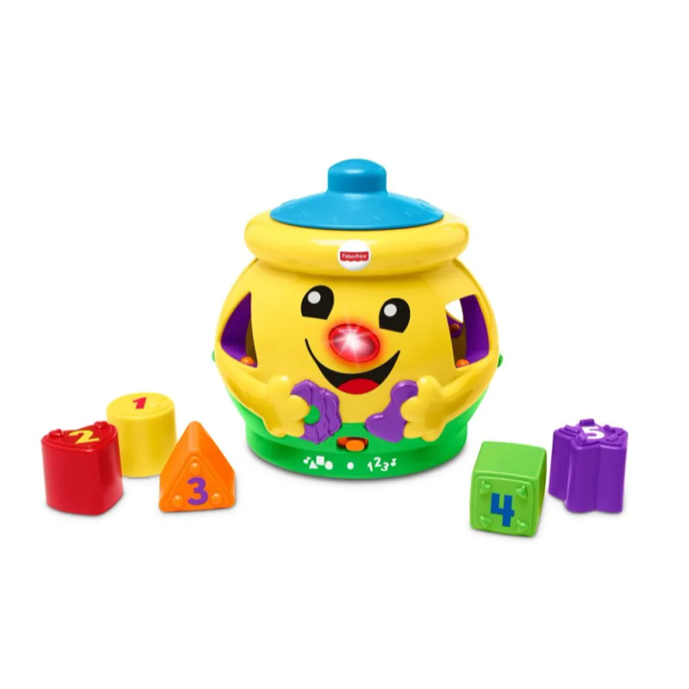Fisher-Price fejlesztő játék sütifaló kincsesbödön