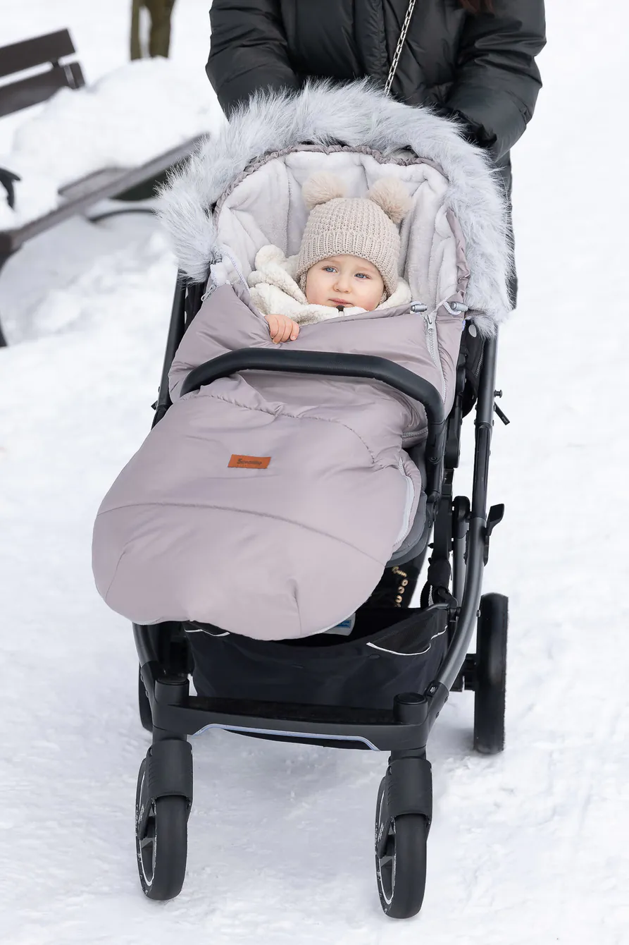 SENSILLO ORSO Babakocsi Bundazsák – gyöngy bézs - Image 6