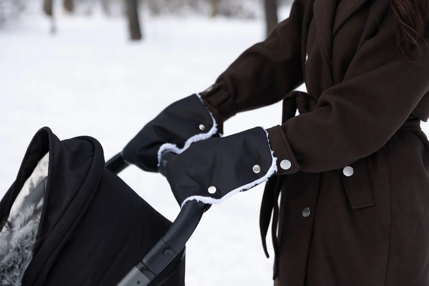 SENSILLO Babakocsi kézmelegítő, grafit - Image 8