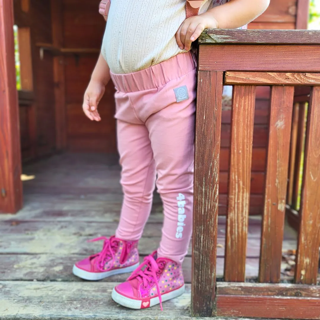 4BABIES Leggings, old rose - Image 2