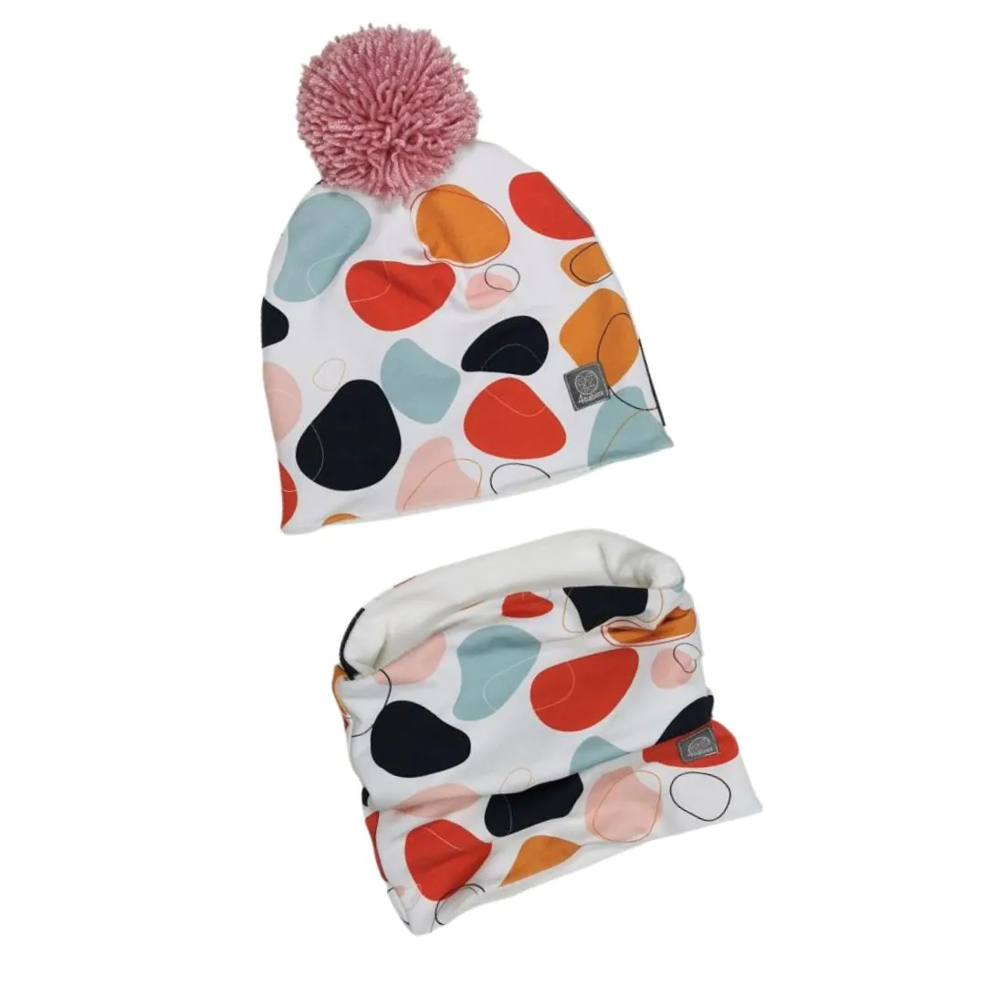 4BABIES "Kavics party" téli sapka & sál szett