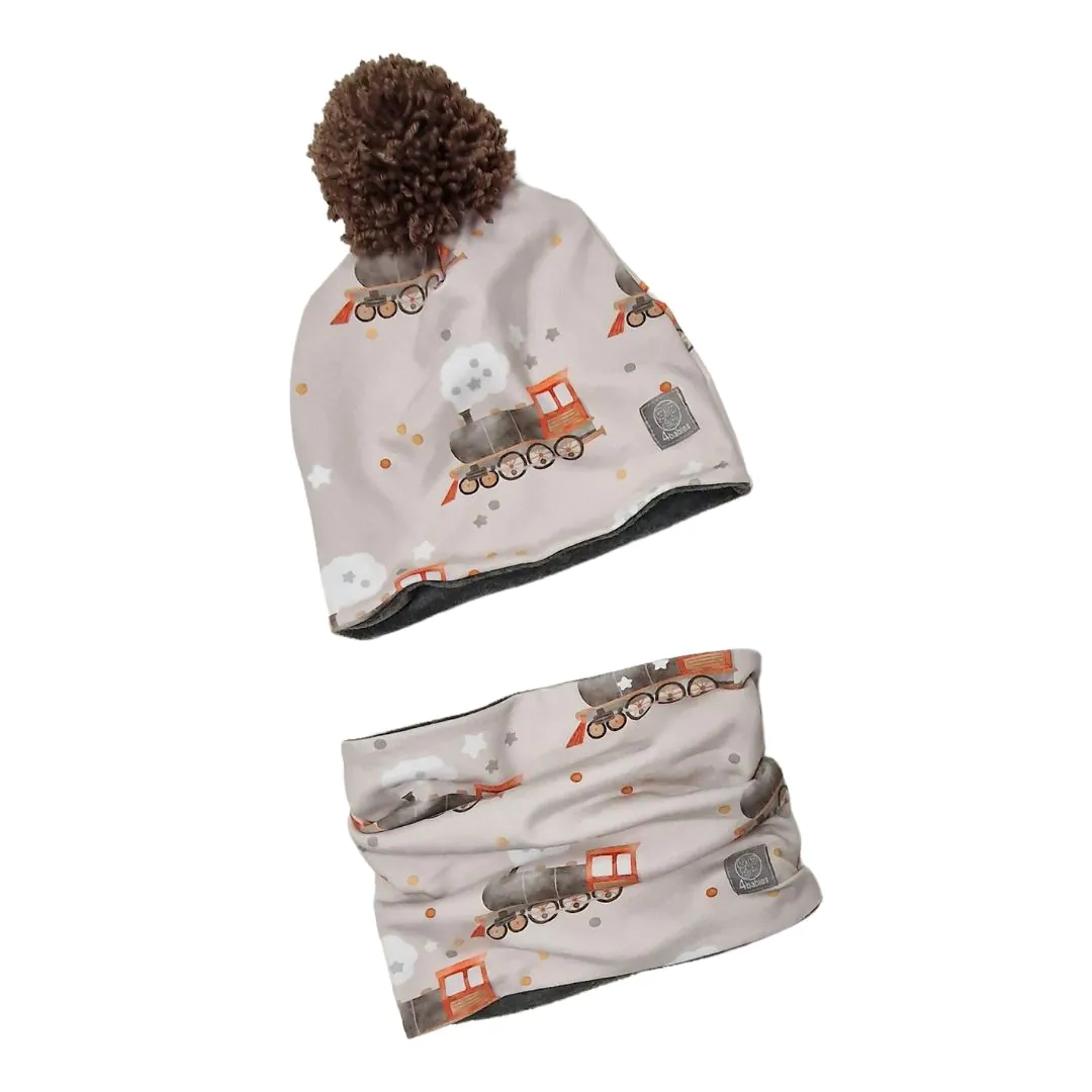 4BABIES "Polár expressz" sapka & sál szett