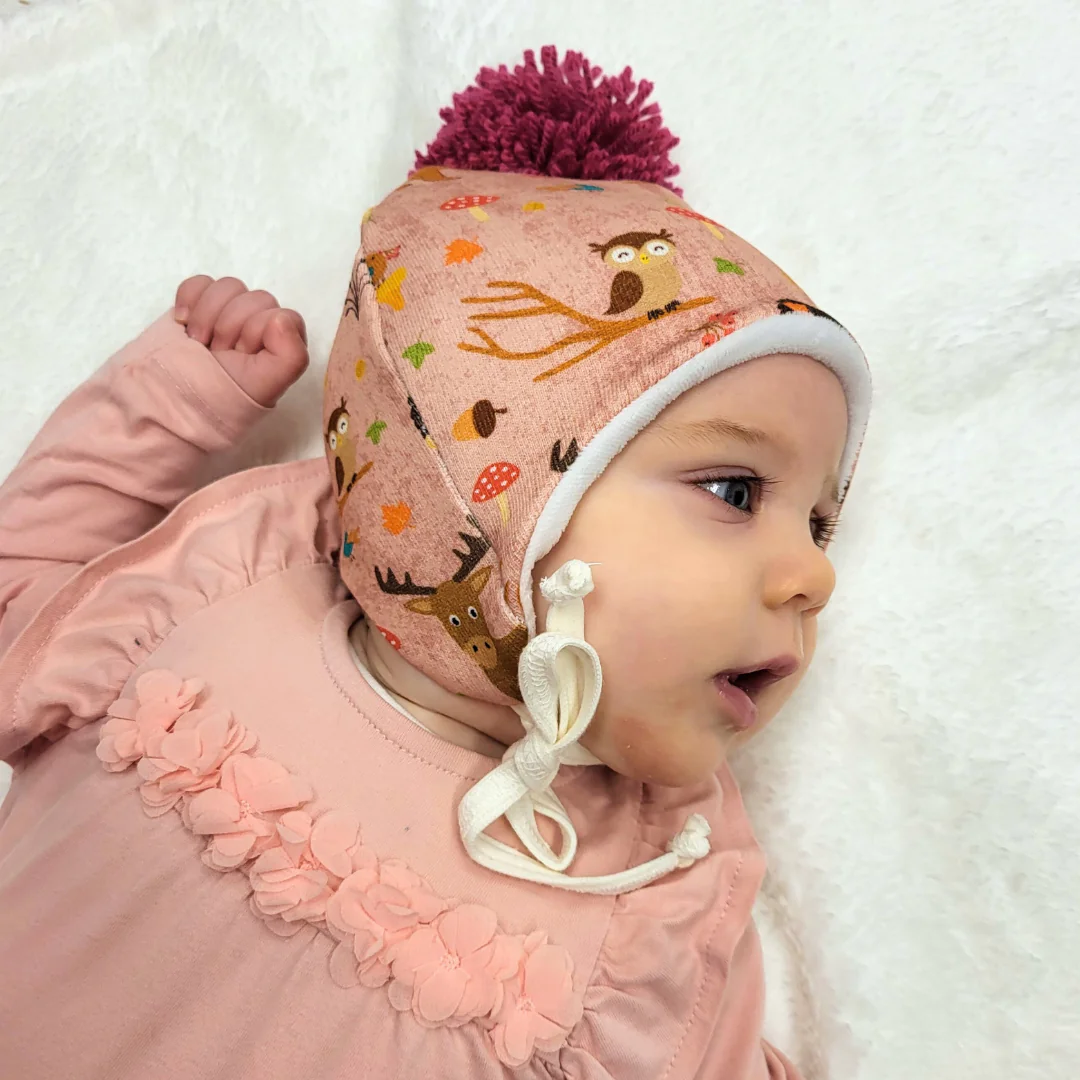 4BABIES "Édes pagony" téli kötős babasapka - Image 3