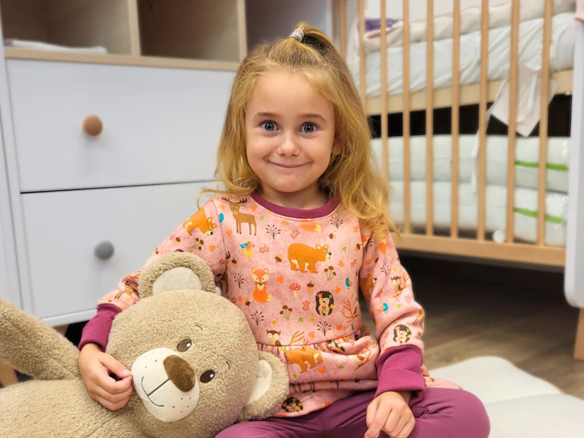 4BABIES "Édes pagony" bolyhos kislány ruha - Image 4